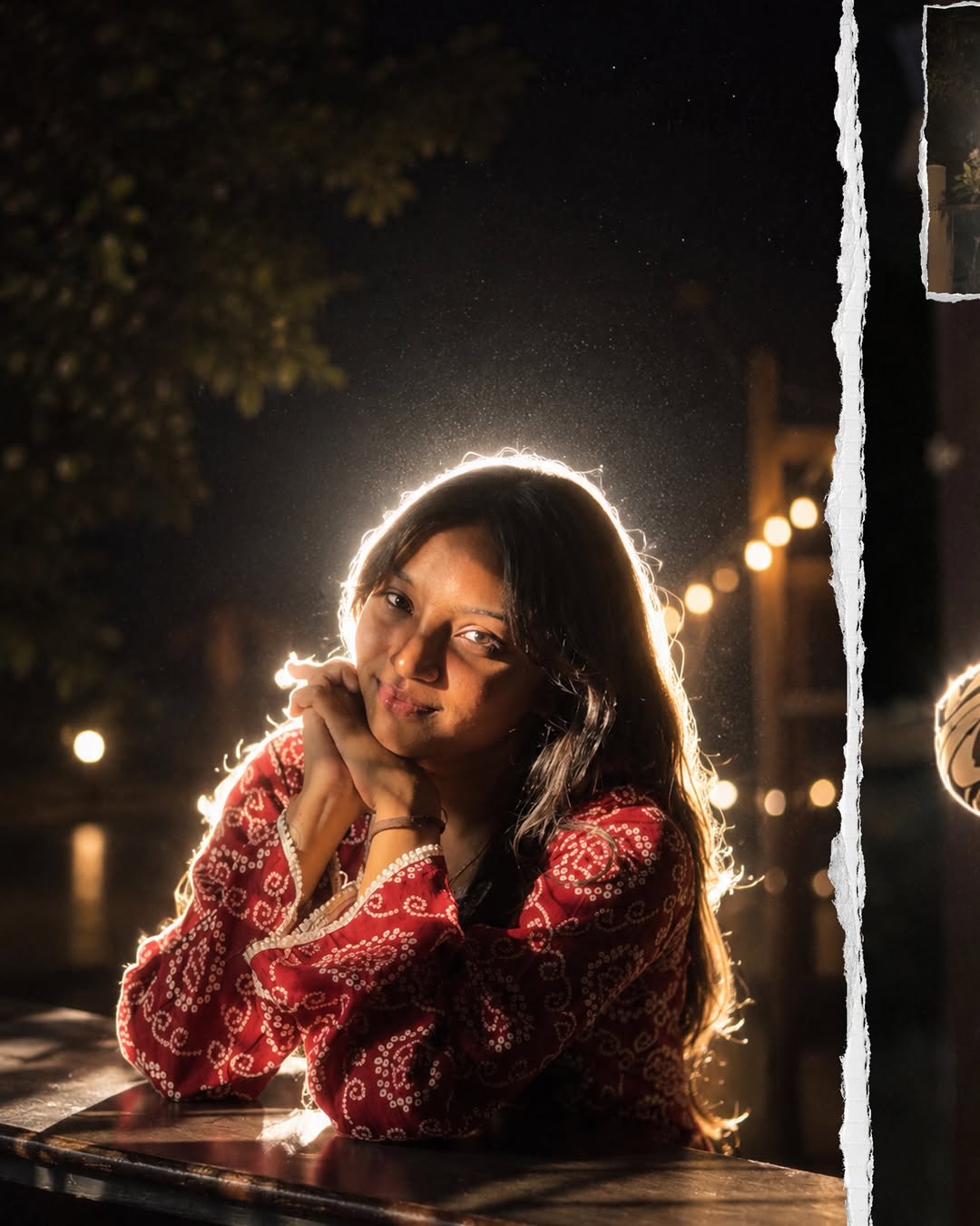 Back-Flash Cinematic Night Portrait