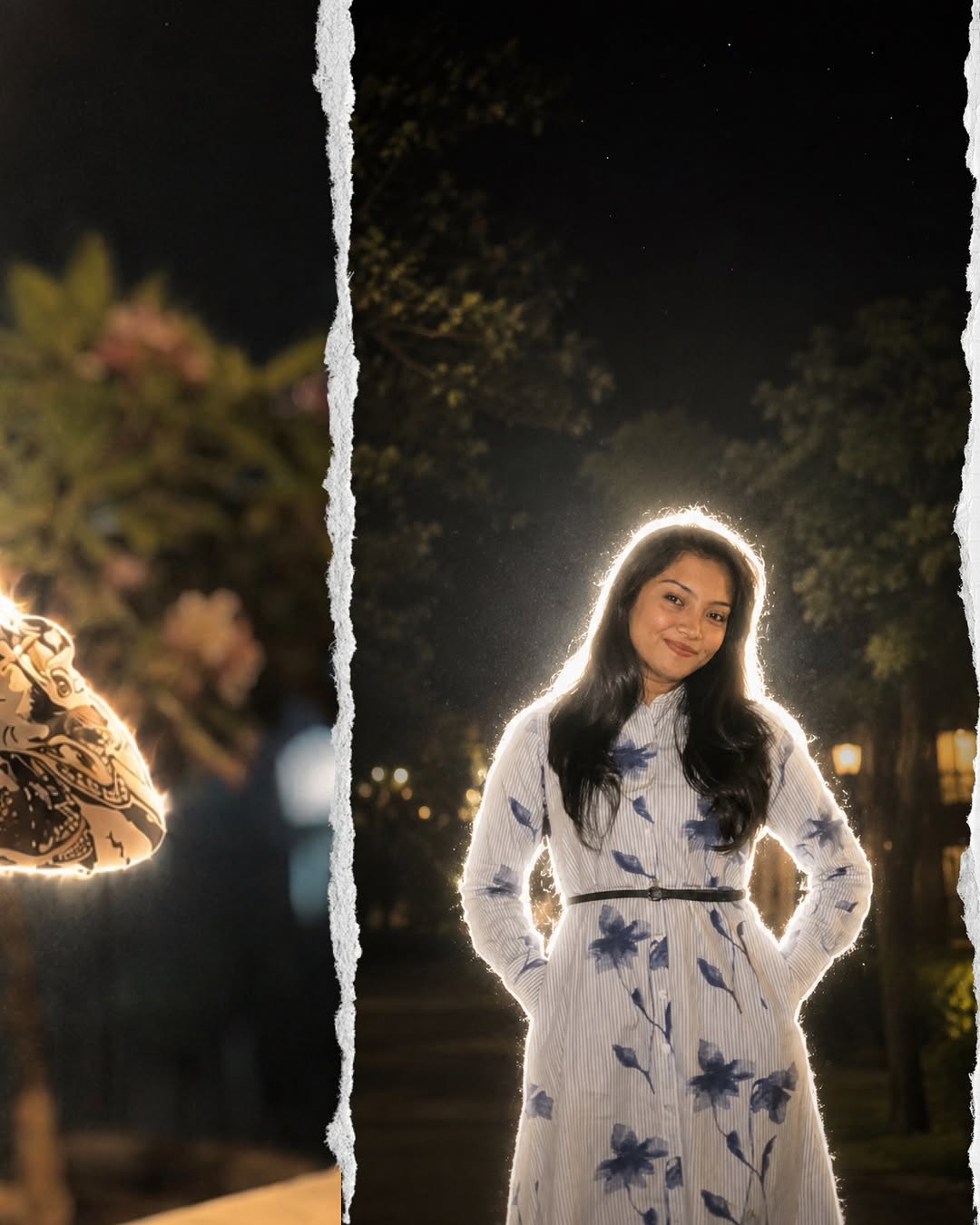 Back-Flash Cinematic Night Portrait — image 3