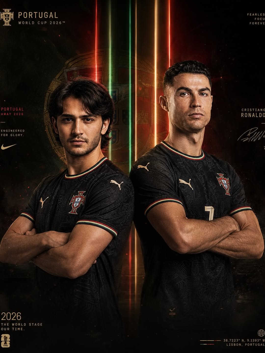 Cinematic World Cup Football Poster — image 2