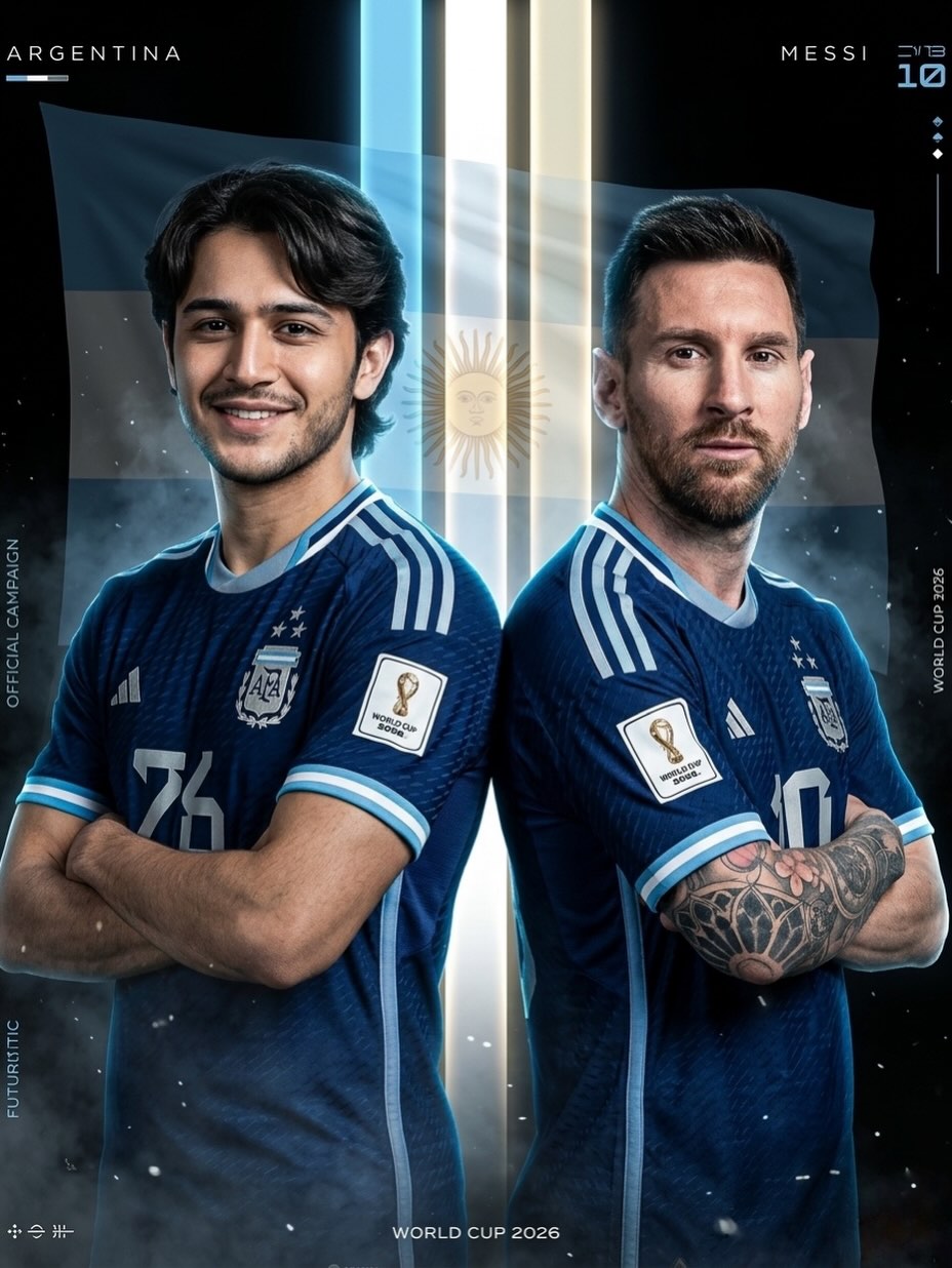Cinematic World Cup Football Poster — image 3